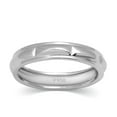thumbnail image 2 of CARATS FOR YOU Men's 950 Platinum 4.2MM x 2.2MM Traditional Plain Wedding Band, Ring Size-6, 2 of 6