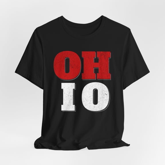 OHIO Vintage Tee, OH-IO Shirt, Bucks, Buckeyes