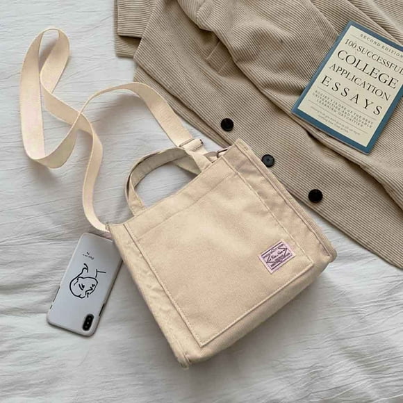 TIMIFIS Women's Canvas Bag Corduroy Handbag Fashion Casual Shoulder Messenger Bag Tote Bag For Women - Baby Days
