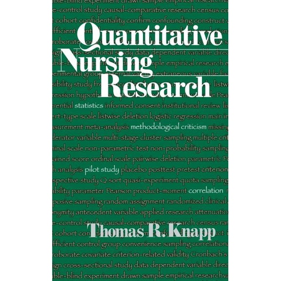Quantitative Nursing Research, (Hardcover)