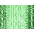 thumbnail image 1 of Ahgly Company Indoor Rectangle Abstract Emerald Green Contemporary Area Rugs, 4' x 6', 1 of 4