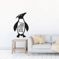 thumbnail image 2 of I Am Not Young Enough To Know Everything Quote Fiordland Penguin Silhouette Vinyl Design Wall Sticker Art Decal Boy Girl Kid Room Bedroom Nursery Kinder Home Decor Stickers Decoration Size(10x8 inch), 2 of 3
