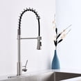 thumbnail image 2 of Spring Pull Down Single Handle Kitchen Faucet with Deck Plate, 2 of 6