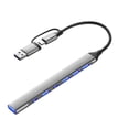 thumbnail image 4 of 6-in-1 USB-C Hub Multiport Adapter - Type-C to HDMI 4K, USB 3.0 Splitter, 5Gbps High-Speed Data Transfer Dock for Laptops, MacBooks, Tablets & Gaming Consoles, 4 of 7