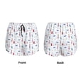thumbnail image 5 of Picia Nautical Lighthouse Sailboat Pattern Women's 2 in 1 Athletic Running Shorts High Waisted Workout Casual Gym Sweat Shorts with Comfy Liner Zipper Pockets-, 5 of 9