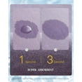thumbnail image 3 of Alfombra de baño MontVoo con respaldo de goma, antideslizante, de secado rápido, color lavanda, 3 of 7