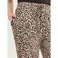 thumbnail image 5 of Joyspun Women’s Sleepwear Long Knit Pajama Pants, 29'' Inseam, Sizes S-3X, 5 of 6