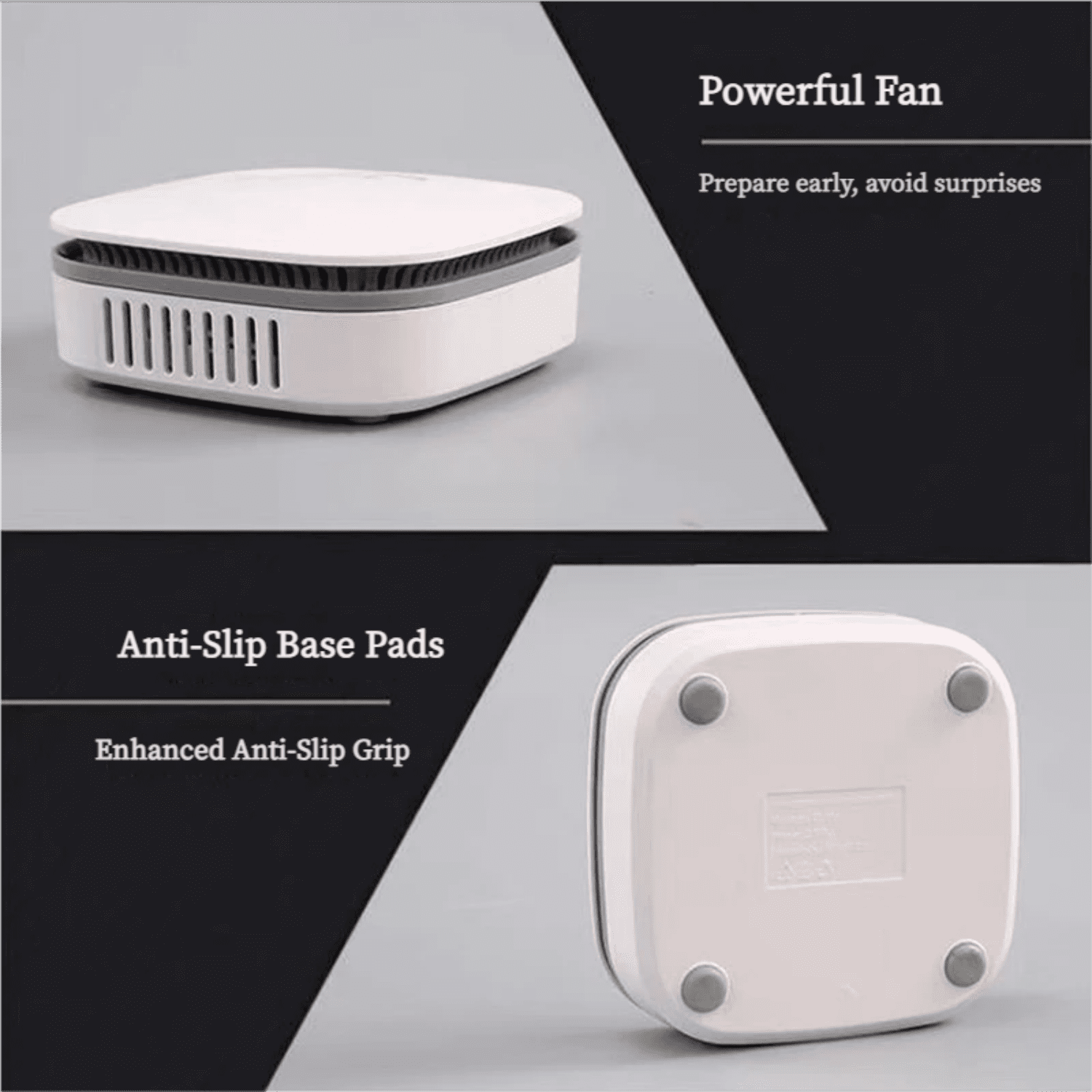 Portable Air Purifier - 5 Minute Quick Formaldehyde & Odor Removal, USB Rechargeable One Button Air Cleaner for Car, Refrigerator, Bathroom, Closet, Multi-Scenario Use