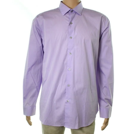 - Alfani Mens Spectrum Slim Fit Button Up Dress Shirt