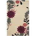 thumbnail image 5 of SAFAVIEH Martha Stewart Picture Block Floral Wool Area Rug, Ivory, 5' x 8', 5 of 6