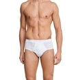 thumbnail image 2 of SCHIESSER calzoncillos hombre pack de 2 - doble costilla, calzoncillos deportivos, esencial algodón, blanco M (Medium), 2 of 4