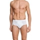 thumbnail image 2 of SCHIESSER calzoncillos hombre pack de 2 - doble costilla, calzoncillos deportivos, esencial algodón, blanco 3XL (3X-Large), 2 of 4