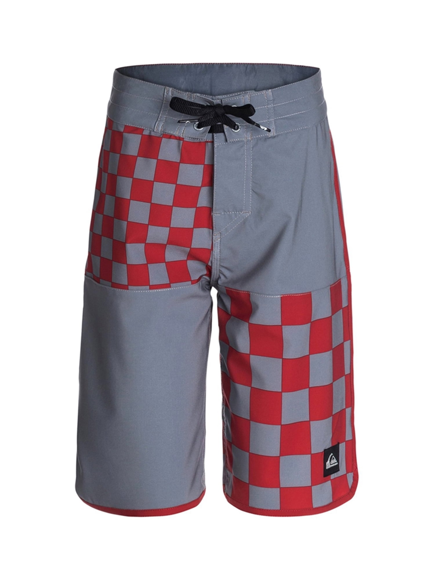 checkered swim shorts