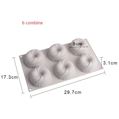 

Homeex 3D Baking Simple Silicone Cake Mould Turbine 6