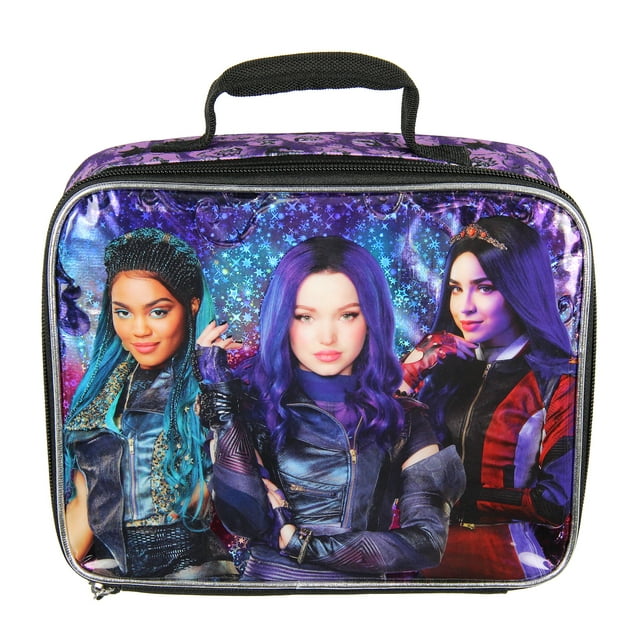 Disney Descendants Evie Mal Uma Character Insulated Lunch Box Tote Bag
