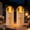 White, variant on Surpdew Outdoor 2Pcs Flameless Waterproof Candles Devotional Prayer Easter Cross Flameless Candle, Battery Operated Memorial Candle Grease Effect Led Flickering Pillar Plastic Long Lasting Black
