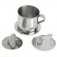 thumbnail image 4 of Pangheng Stainless Steel Finish 1-Cup Vietnamese Coffee Drip Press Maker, 4 of 8