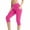 Hot Pink Pant, variant on Kvture Yoga Capri Leggings with Pockets for Women Butt Lifting High Waist Tummy Control Workout Cropped Pant Hot Pink Pant M