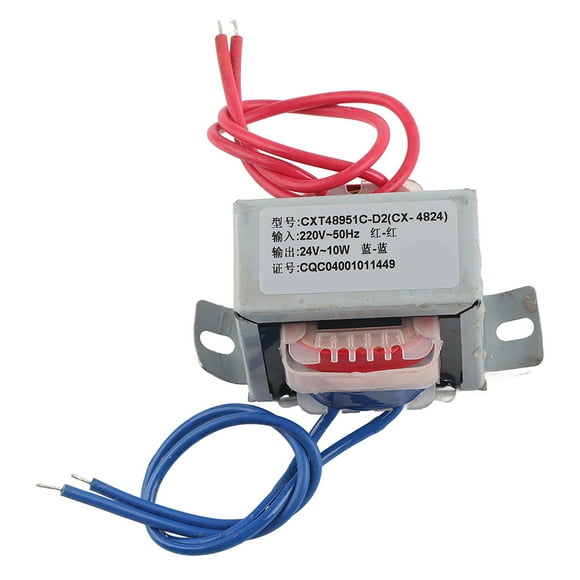 Transformateur de Puissance, AC 12V/24V Tension de Sortie EI Transformateur de Puissance Électrique Construction Robuste