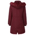 thumbnail image 3 of Vedolay Tops Womens Suits Fall Coats Plus Size Casual Long Sleeve Lightweight Jacket,Red XL, 3 of 5