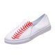 thumbnail image 2 of Zapatos de moda para mujer Zapatillas de lona planas con estampado floral informal Wmkox8yii shalkjhdk1429, 2 of 7