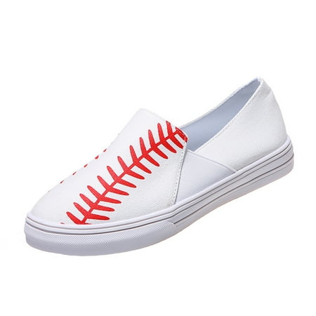 

JINMGG Sneakers for Women Plus Clearance Women Fashion Shoes Casual Floral Print Canvas Flat Slip-On Sneaker Beige 41