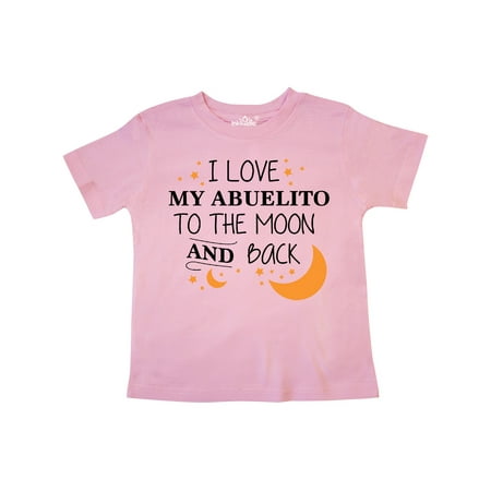 

Inktastic I Love My Abuelito To The Moon and Back Gift Toddler Boy or Toddler Girl T-Shirt