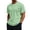 13-Light Green, variant on Mens Solid Short Sleeve Henley Top Three Button Placket Everyday Casual T Shirt 3XL
