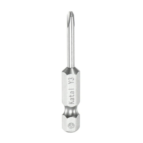 Y3 Tres-Puntas Puntas de Destornillador 1/4" Hexagonal Vástago 2" Longitud Magnético Y Tipo Destornillador Eléctrica Herramienta