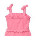 thumbnail image 4 of Planet Gold Toddler & Girls Summer Sleeveless Tiered Dress with Tie Straps, Sizes 12M-18, 4 of 6