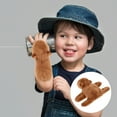 thumbnail image 2 of Pulsera de peluche con forma de capibara, ideal como recuerdo de fiesta., 2 of 7