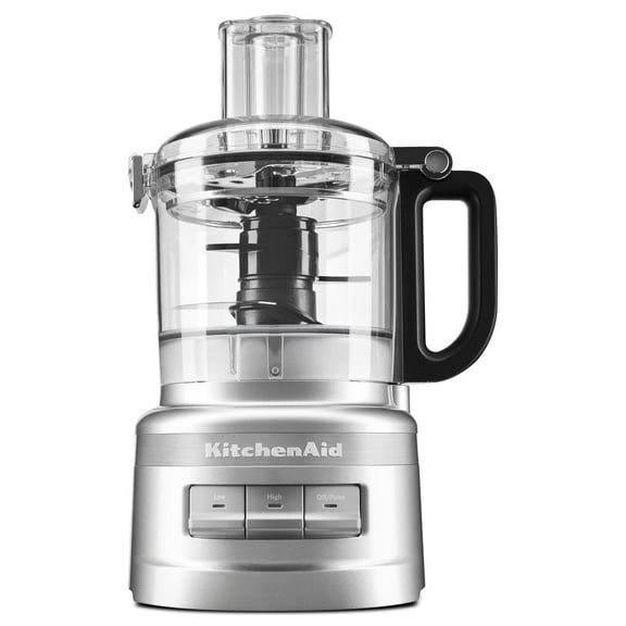 Restored Premium KitchenAid 7 Cup 3 Speed Food Processor and Veggie Chopper, Silver (Refurbished)