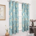 thumbnail image 3 of Chamomile Floral Pattern Blackout Curtains Window Drapes Room Darkening Thermal Insulated Grommets Blackout Curtains, for Living, Dining, Bedroom,2 Panels, 3 of 6