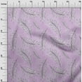 thumbnail image 3 of oneOone Cotton Silk Amethyst Fabric Tropical Leaf With Dot Diy Clothing Quilting Fabric Print Fabric By Yard 42 Inch Wide, 3 of 4