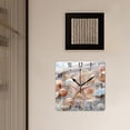 thumbnail image 3 of 10 Inch Wall Clock Battery Operated Silent Clock Decorative for Office, Kitchen, Outdoor, Living Room，Shell Starfish Summer Style Lovely Drawing, 3 of 4