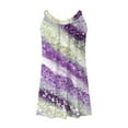 thumbnail image 3 of Vestido de Verano para las Mujeres Impreso sin Mangas Cuello Redondo, Suelto de Rodilla de Longitud Vestido Casual para la Primavera, 3 of 4