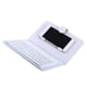 thumbnail image 1 of Teclado Bluetooth Bearachild 2 en 1 con Funda Protectora de Cuero PU Blanco, 1 of 6