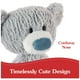 thumbnail image 4 of Palillo de dientes Teddy Bear GUND ondulado de 15 pulgadas, color gris, 4 of 8