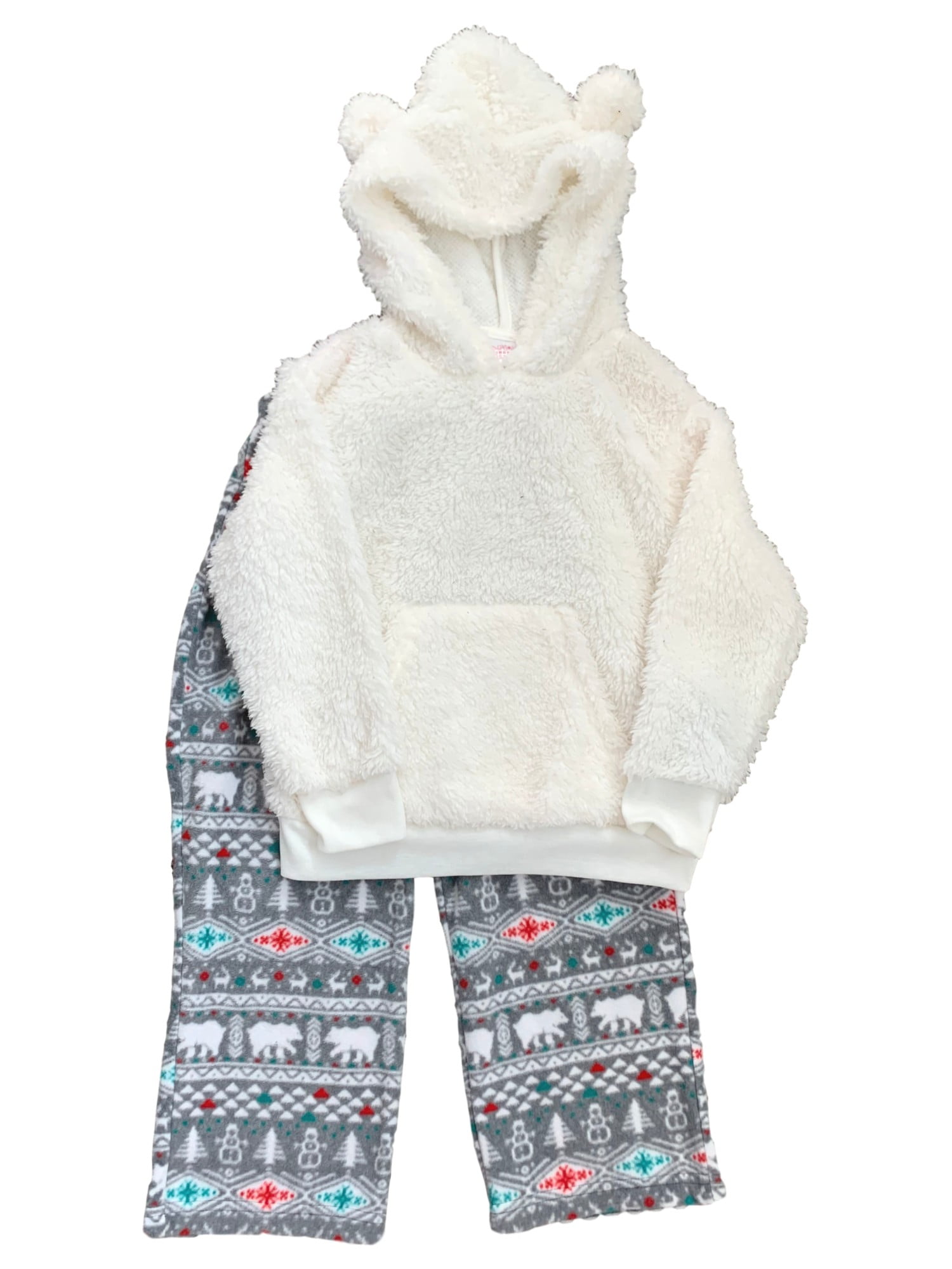 fuzzy bear hoodie
