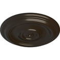 thumbnail image 3 of Ekena Millwork 12"OD x 1"P Traditional Ceiling Medallion (Fits Canopies up to 2 3/4"), Hand-Painted Stone Hearth, 3 of 6