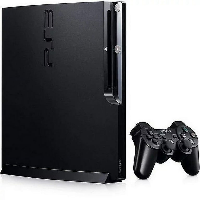 Restored Sony PlayStation 3 CECH-2001A Slim 120GB Black Console