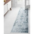 thumbnail image 1 of Unique Loom 3134066 2 ft. x 6 ft. 7 in. Casino Sofia Runner Rug, Light Blue, 1 of 1