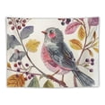 thumbnail image 5 of Orinice Bird Berries Leaves Tapestry Wall Hanging Unique Style Graphic Tapestries Home Wall Decor Art for Living Room Bedroom Apartment Farmhouse Dorm 60x50inch, 5 of 6