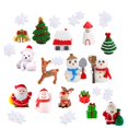 thumbnail image 1 of 35x Kits de adornos en miniatura de Navidad, figuritas de Navidad, suministros para fiestas, de Navidad de Papá Noel en miniatura para regalo de, 1 of 8