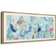 thumbnail image 2 of IDEA4WALL Extra Large Framed Canvas Print Wall Art Impressionist Iceberg Melody Artwork Nature Wilderness Antique Retro Fine Art Decorative Relax/Calm for Home Decoration - 60"x30", 2 of 5