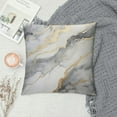 thumbnail image 2 of Nawypu  White Marble Throw Pillow Case Fashion Marbling Granite Stone Cushion Covers for Decorative Bedroom/Living Room/Sofa/Farm House Gold Black Gray, 2 of 5