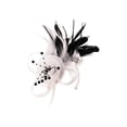 thumbnail image 4 of SRZYMJ Fascinators Hats with Feather for Women 2026 Derby Hats Small Tea Party Hat with Headband, 4 of 4