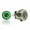 Green, variant on AUTSW43G 19mm Latching Billet Button with LED Green Ring