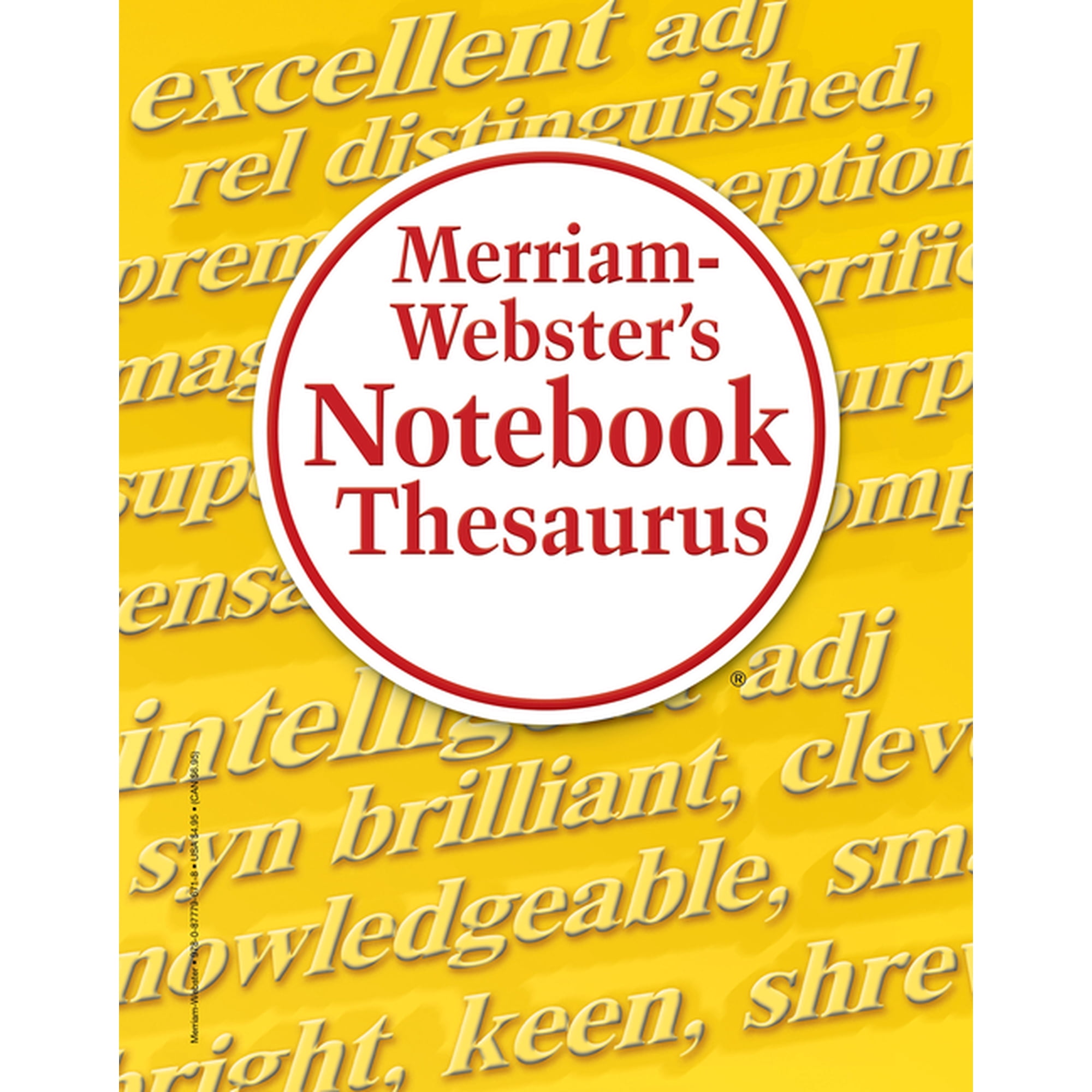 Merriam-Webster's Notebook Thesaurus, (Paperback)