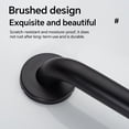 thumbnail image 5 of Joyrain ADA 500 lb Heavy Duty Grab Bar, 304 Stainless Steel Anti-Slip Wall Mount, 12-36 inch, Concealed Screws for Bathroom Toilet(Matte Black, 12"), 5 of 12